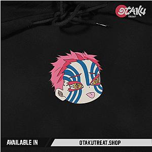 Akaza Chibi Head Embroidered Hoodie / Sweatshirt