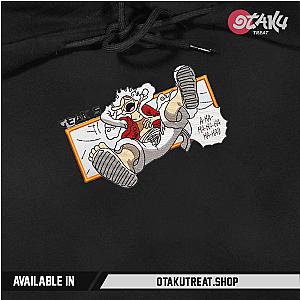 Luffy Gear 5 Swoosh Embroidered Hoodie / Sweatshirt