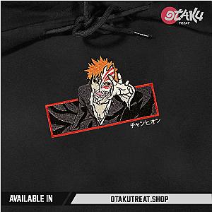 Limited Bleach Hollowfied Ichigo Embroidered Hoodie / Sweatshirt