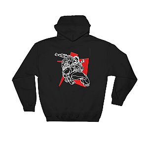 HANMA Front and Back Embroidered Hoodie / Sweatshirt