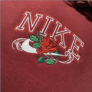 Valentine'S X Rose Embroidered Hoodie CK3012