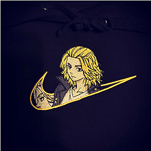 Tokyo Revengers Manjiro Sano Mikey X Embroidered Anime Hoodie CK3012