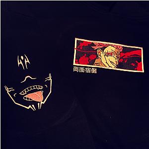 Jujutsu Kaisen Sukuna Curse Embroidered Hoodie CK3012