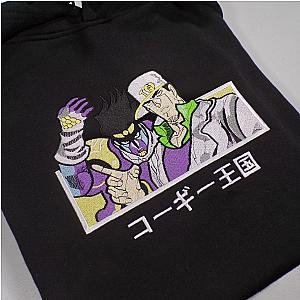 Jojo'S Bizarre Adventure Jotaro Kujo Star Daddy Platinum Embroidered Hoodie CK3012