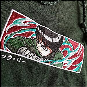 Naruto Rock Lee 8Th Gate Embroidered Hoodie CK3012