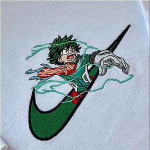 My Hero Academia Deku Midoriya Rage Embroidered Hoodie CK3012