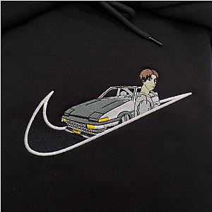 Initial D Toyota Ae86 Takumi Fujiwara X Just Drift It Embroidered Anime Hoodie CK3012