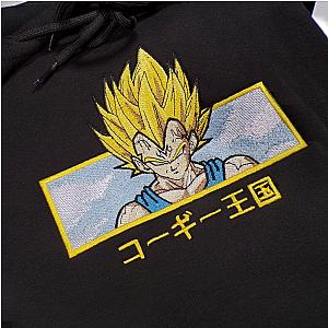 Dragonball Majin Vegeta Kingdamn Custom Embroidered Hoodie CK3012