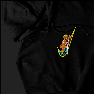 Demon Slayer Zenitsu X Embroidered Anime Hoodie CK3012