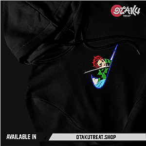 Demon Slayer Tanjiro Kamado X Embroidered Anime Hoodie CK3012