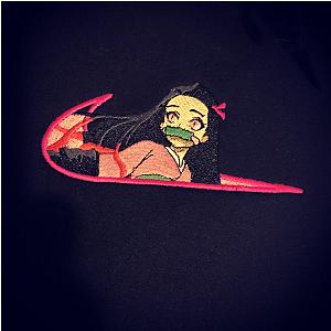 Demon Slayer Nezuko Kamado X Embroidered Anime Hoodie CK3012