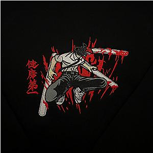 Chainsaw Demon Denji Embroidered Hoodie CK3012