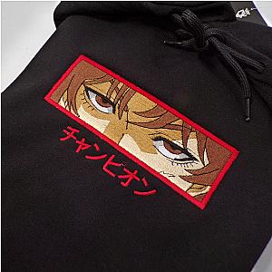 Baki Hanma Eyes Embroidered Hoodie CK3012