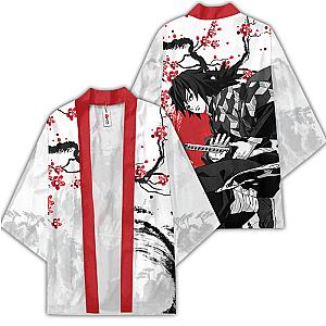 Giyu Tomioka Kimono Shirts Custom Kimetsu Anime Haori Japan Style OT2102