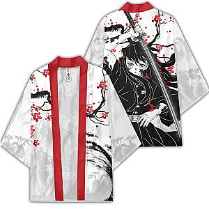 Muichiro Tokito Kimono Shirts Custom Kimetsu Anime Haori Japan Style OT2102