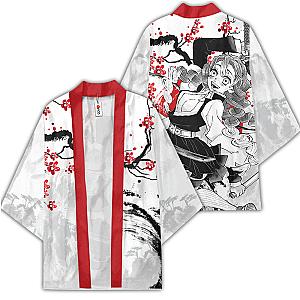 Mitsuri Kanroji Kimono Shirts Custom Kimetsu Anime Haori Japan Style OT2102