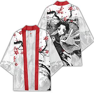 Shinobu Kocho Kimono Shirts Custom Kimetsu Anime Haori Japan Style OT2102