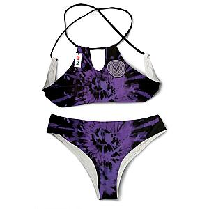 Sasuke Uchiha Rinnegan Bikini Custom Anime Swimsuit Tie Dye Style OT2102