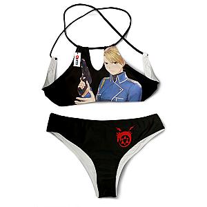 Fullmetal Alchemist Riza Hawkeye Bikini Custom Anime Swimsuit VA0601 OT2102