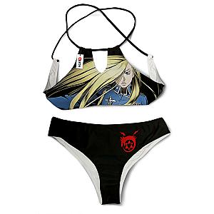 Fullmetal Alchemist Olivier Mira Armstrong Bikini Custom Anime Swimsuit VA0601 OT2102