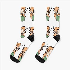 Gemini Sticker Socks