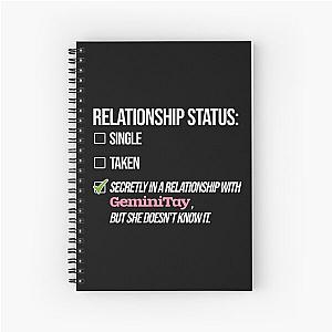 Relationship with Gemini Tay Spiral Notebook