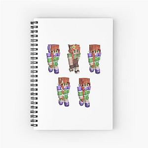 Empires SMP GeminiTay Skins Spiral Notebook