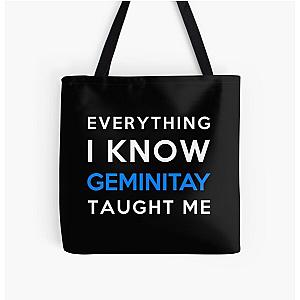 Everything I Know - GeminiTay All Over Print Tote Bag