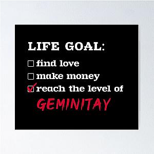 Life goal Gemini Poster