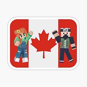 Geminiaty and Etho the Canadian Sticker