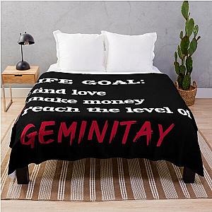 Life goal GeminiTay Throw Blanket