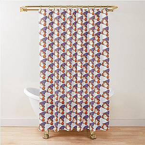 GeminiTay Empires SMP Chibi Character Shower Curtain