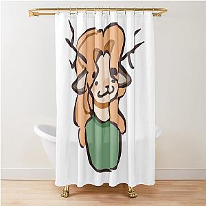 Gemini Sticker Shower Curtain
