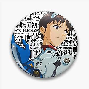 Shinji Ikari Neon Genesis Evangelion Pin