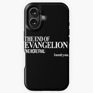 Neon Genesis Evangelion - I need you. iPhone Tough Case