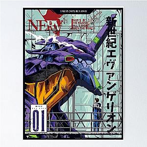 Neon Genesis Evangelion Unit-01 Poster Poster