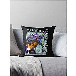 01 - neon genesis evangelion  Throw Pillow