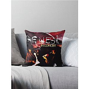 Genesis - And Then There Were Three Concert Poster Throw Pillow