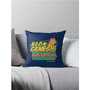 Neon Genesis Evangelion Garfield Throw Pillow