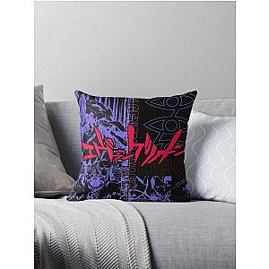 Neon Genesis evangelion cool anime design Throw Pillow