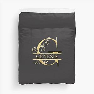 Genesis Name -  Monogram Letter G The Genesis Name Gift For Genesis  -Gift shirt Duvet Cover