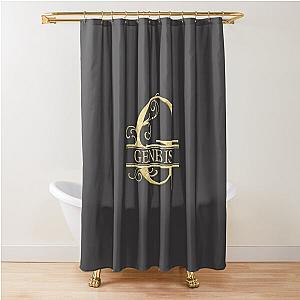 Genesis Name -  Monogram Letter G The Genesis Name Gift For Genesis  -Gift shirt Shower Curtain