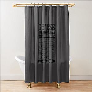 GENESIS Nutrition Facts  -Gift shirt Shower Curtain