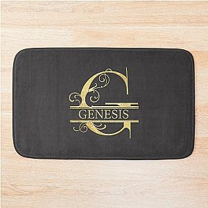 Genesis Name -  Monogram Letter G The Genesis Name Gift For Genesis  -Gift shirt Bath Mat