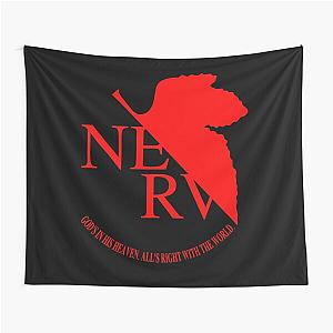 Nerv Logo, Neon Genesis Evangelion Tapestry