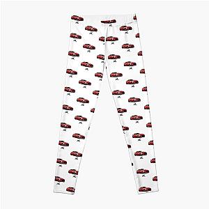 hyundai genesis coupe red Leggings