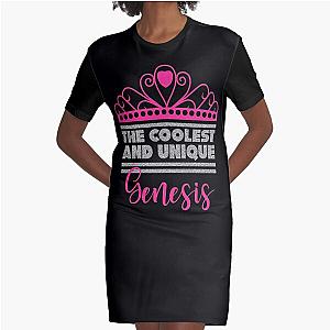 Genesis aunt unique girl sweet woman friend girlfriend  Graphic T-Shirt Dress