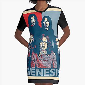 Genesis Rock Band  Graphic T-Shirt Dress