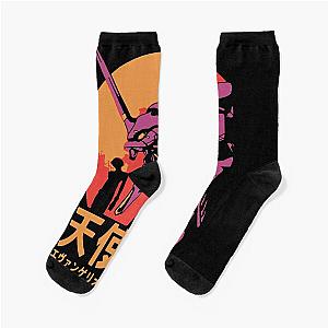 Neon Genesis Evangelion Retro Tshirt Socks