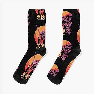 Neon Genesis Evangelion v1  - Tshirt Socks